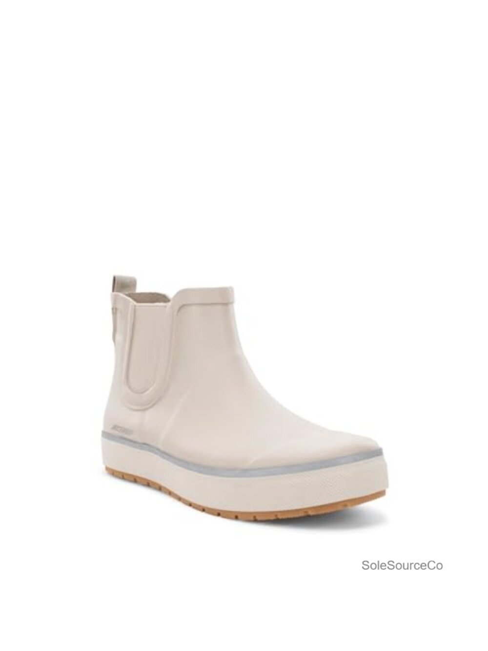 Women's Waterproof Chelsea Mid Rain Boots Slip-Resistant Memory Foam